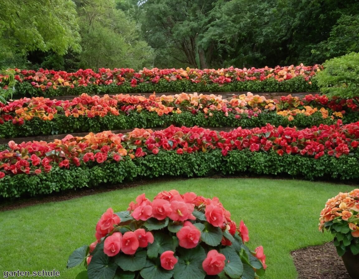 Begonien für schattige Bereiche und Fülle - Die besten Blumen für einen bunten Garten