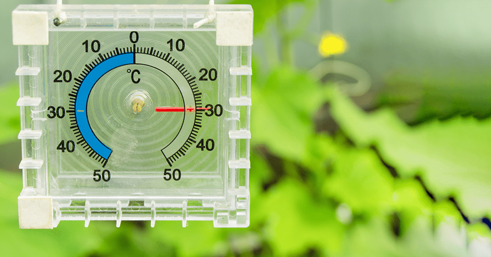 Gewächshaus Thermometer Gartenarbeit Werkzeuge Außen LCD-Anzeige Praktisch 