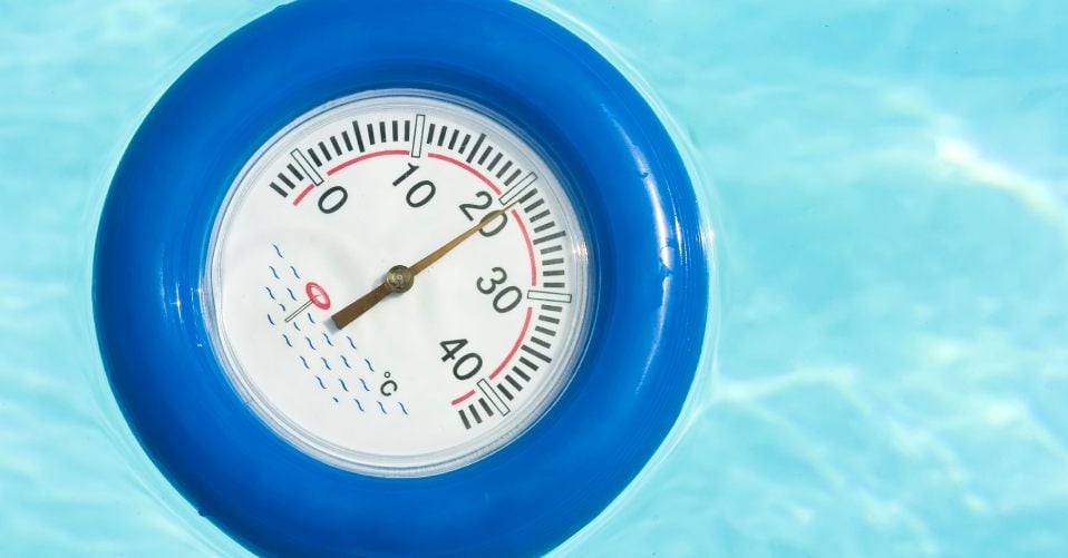 Wassertemperaturmessung für Schwimmbad digital schwimmend Proglam Solarbetriebenes Pool-Thermometer 