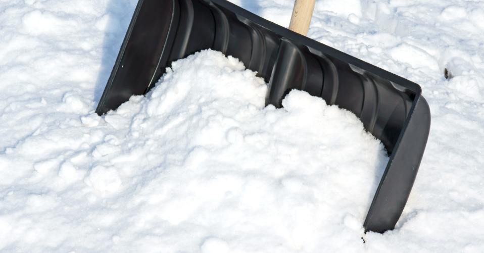 Schneeschieber Schneeschaufel Everest zusammensteckbar 83 cm schwarz